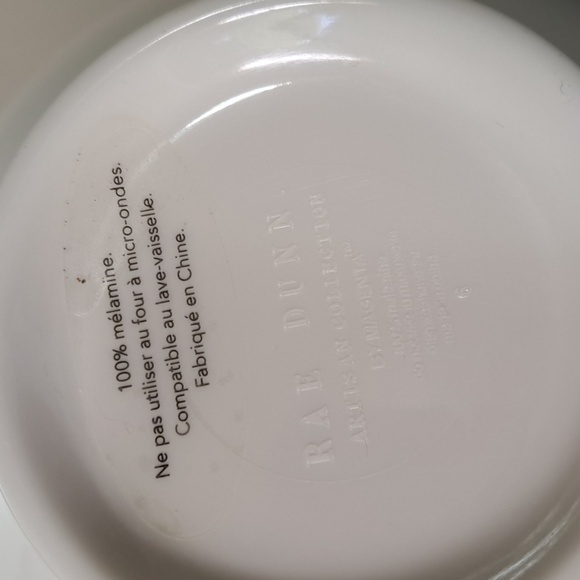 3 Rae Dunn Melamie Cereal Bowls Blue Interior Paradise Good Vibes and S… - Picture 3 of 8